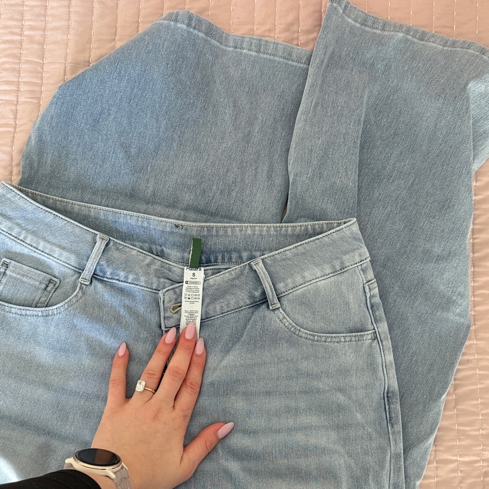 HALARA Light Blue Straight Leg Women's Jeans